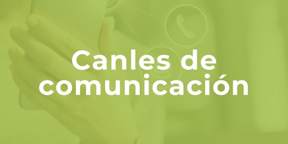 Canales de Comunicación con el Ayuntamiento en la crisis del COVID-19